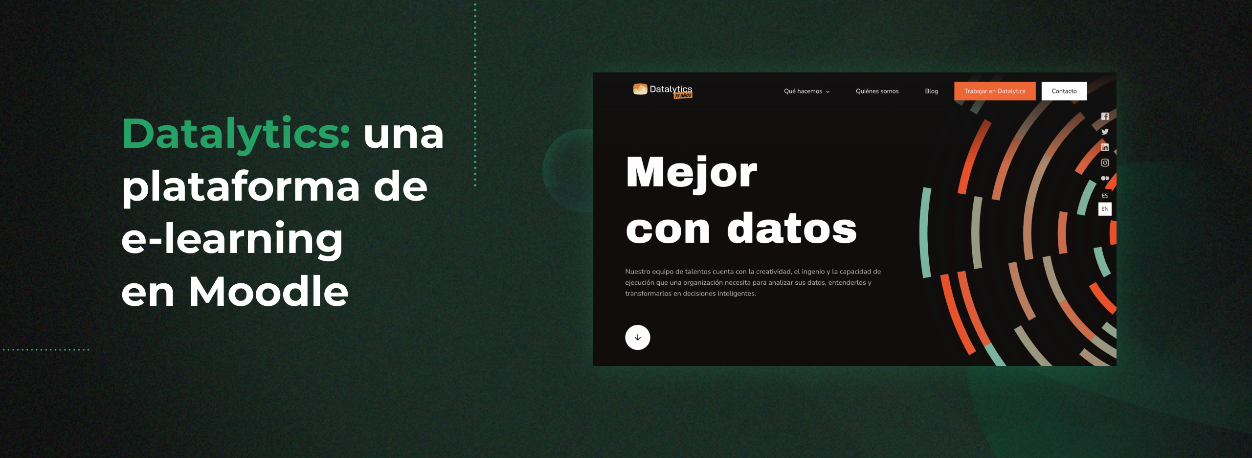 Datalytics: una plataforma de e-learning en Moodle