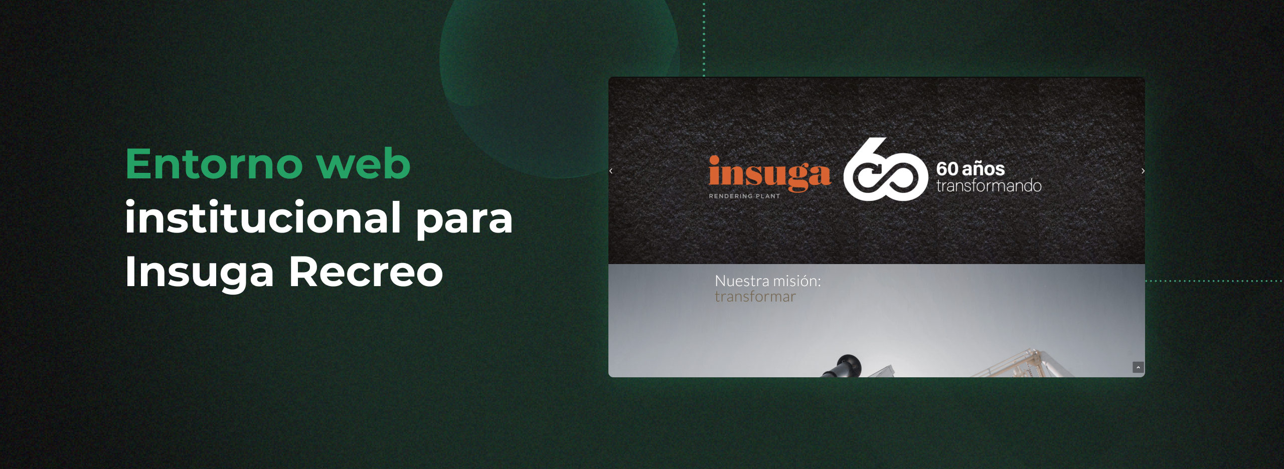 Entorno web institucional para Insuga Recreo