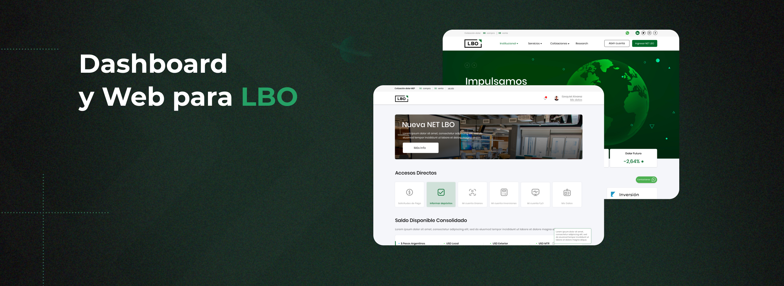 LBO: diseñamos y desarrollamos su extranet y su nueva web