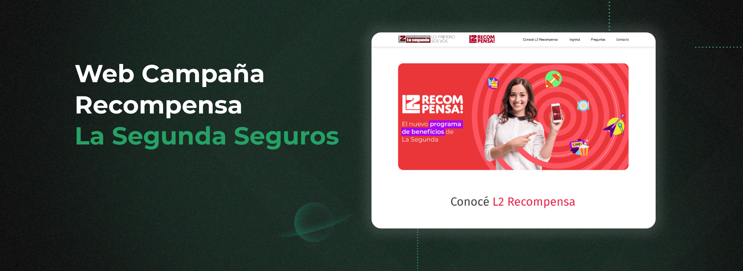 La Segunda Recompensa: una landing page efectiva