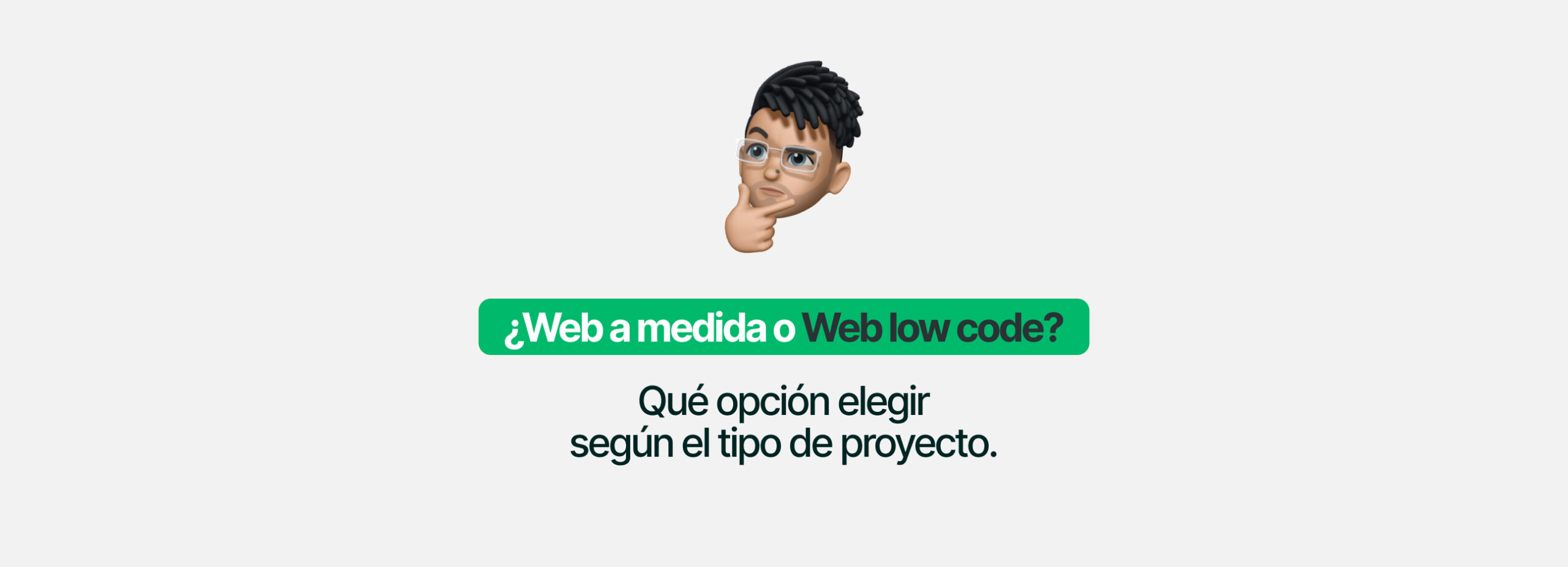 ¿Web a medida o web lowcode? Qué opción elegir según el tipo de proyecto