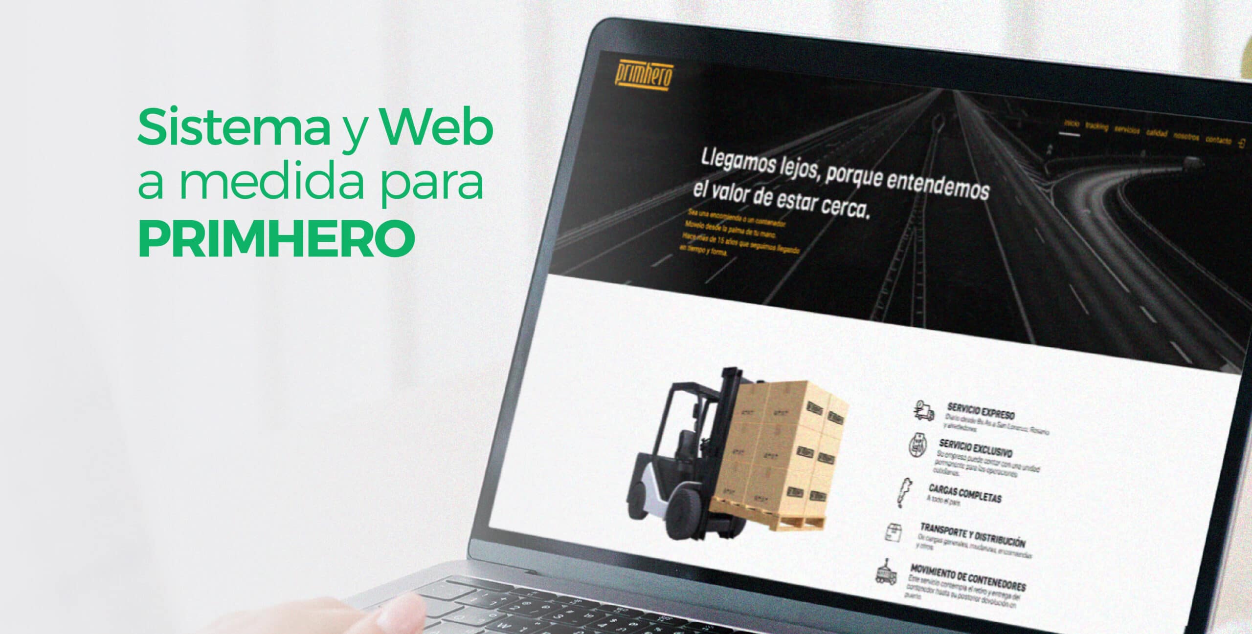Primhero: sitio web y sistema a medida para ofrecer un servicio de mayor calidad